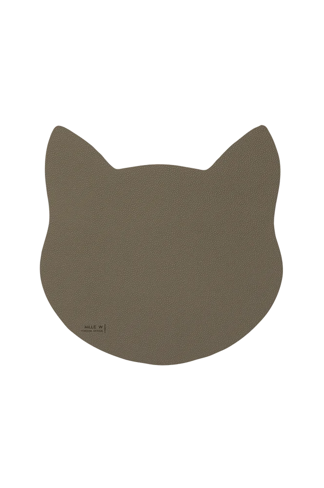 Glassbrikke katt M – Brun m v:6034019 Glassbrikke katt M – Brun m v:6034019
