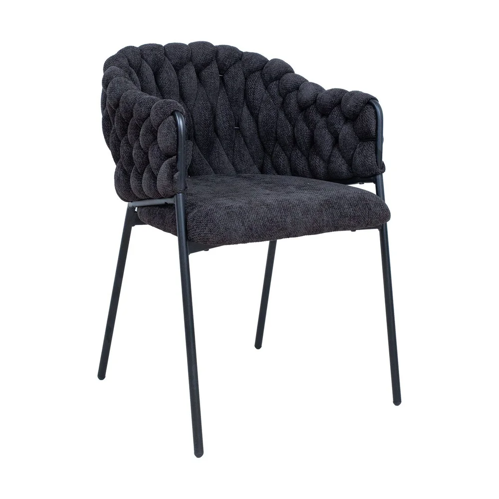 Stol HOME4YOU Kronos Svart v:8826552