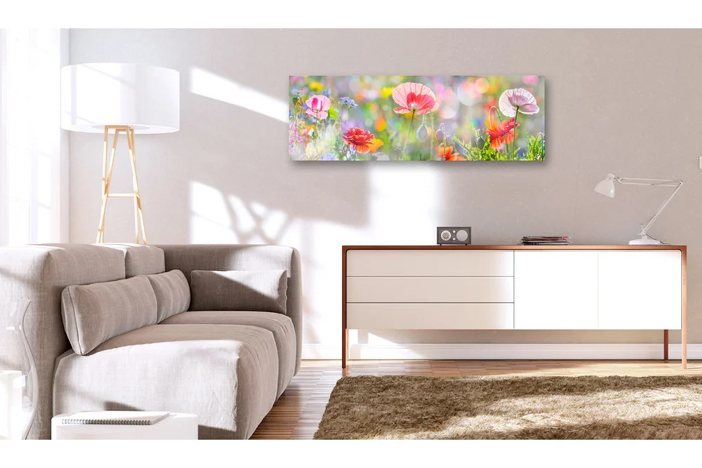 Tavla Rainbow of Morning Poppies 135x45 v:8275822