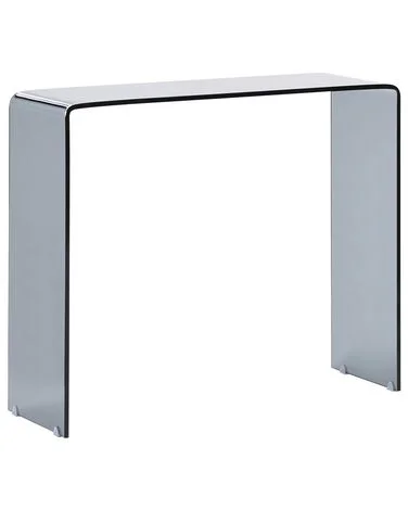 Konsollbord KENDALL Herdet glass Svart v:2924497