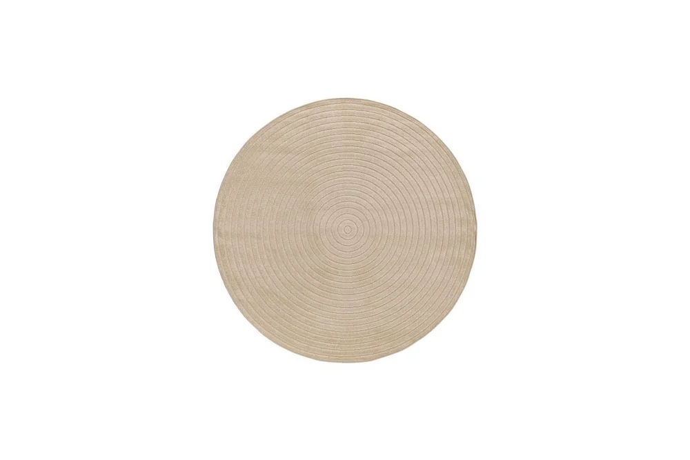 Wiltonteppe Hawaii Circle 200x200 cm, Lin, Linne v:4405935