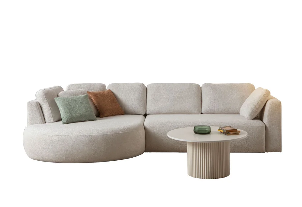 Hjørnesofa Atelier Del Sofa Venezia Venstre (310 x 75 x 105 cm) Hvit v:8128678