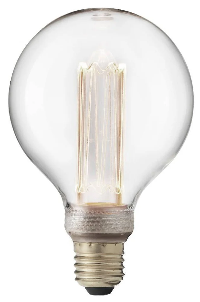 FUTURE LED 3000K lyskilde 95 mm E27 – Transparent – Belysning | m v:1292880