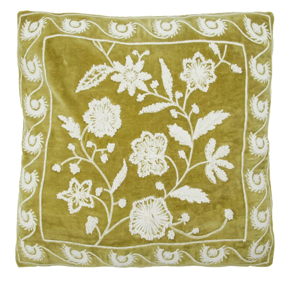 Rica Putetrekk 50x50 cm, Off-white / Sennepsgul v:8803424