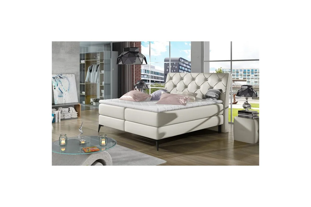 Komplett sängpaket kontinentalsäng Eltap Grädde 180x200 DEL v:1433302