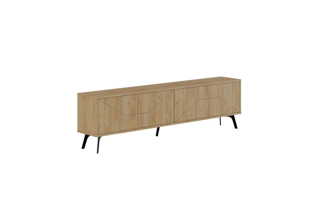 Dune TV-benk 180x29,6 cm Brun v:7759816