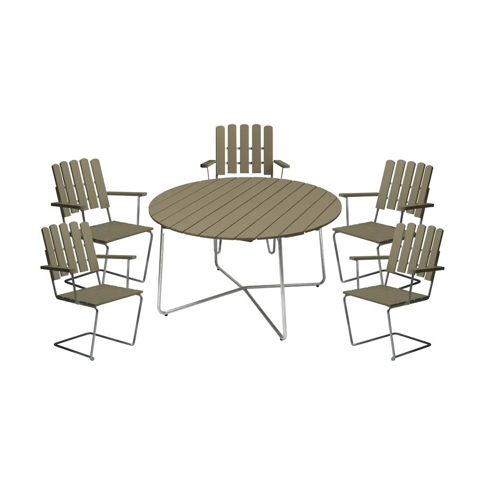 Grythyttan spisegruppe 9A 120 + 5stk A2 lysegrønn" v:9713248