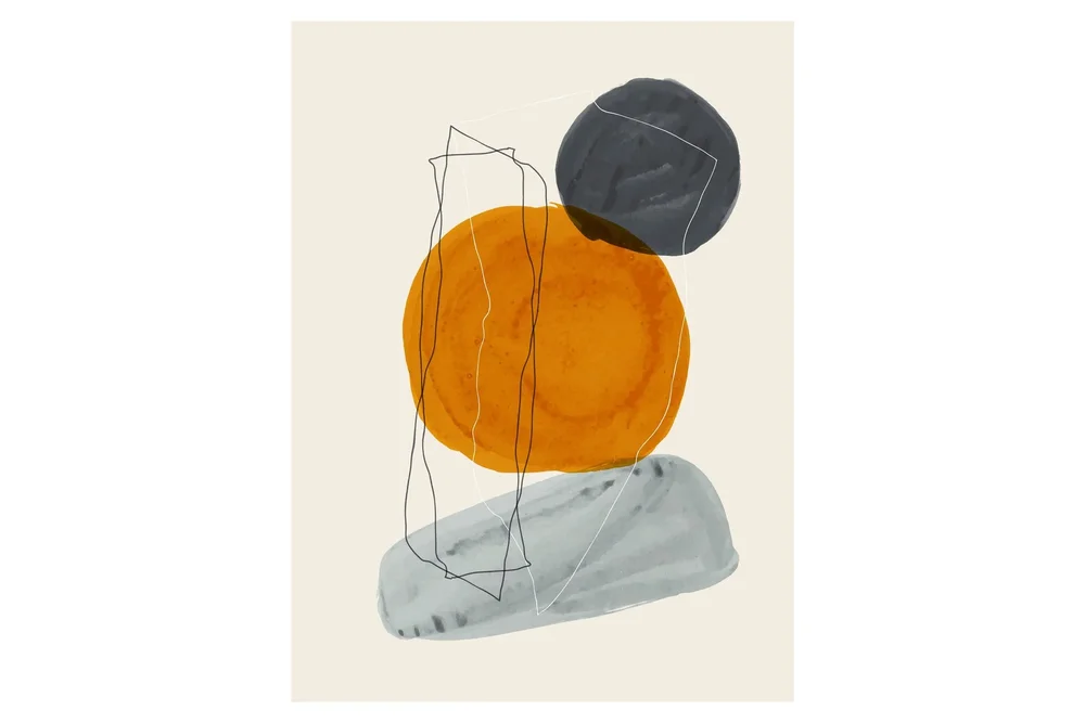 Poster Stones 21x30 cm v:5373276