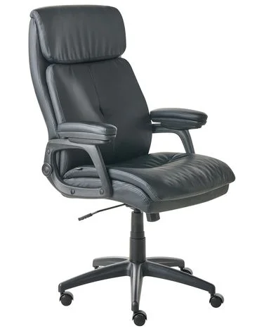 Arbeidsstol DIRECTOR Kunstskinn Svart v:4911982