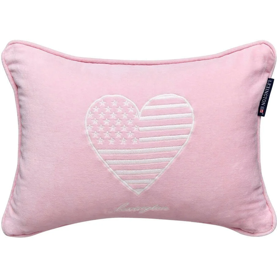 Kids Organic Cotton Velvet Putetrekk 30×40 cm, Rosa v:5089746
