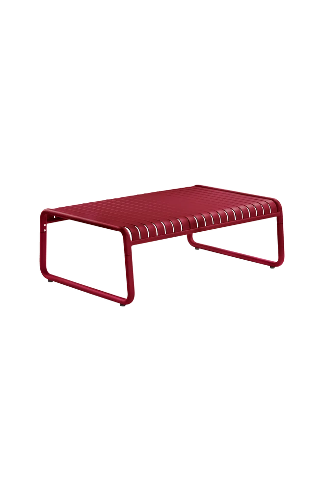 BELLEVILLE sofabord 79×122 cm – Rød – Utemøbler & hage | m v:253939 BELLEVILLE sofabord 79×122 cm – Rød – Utemøbler & hage | m v:253939