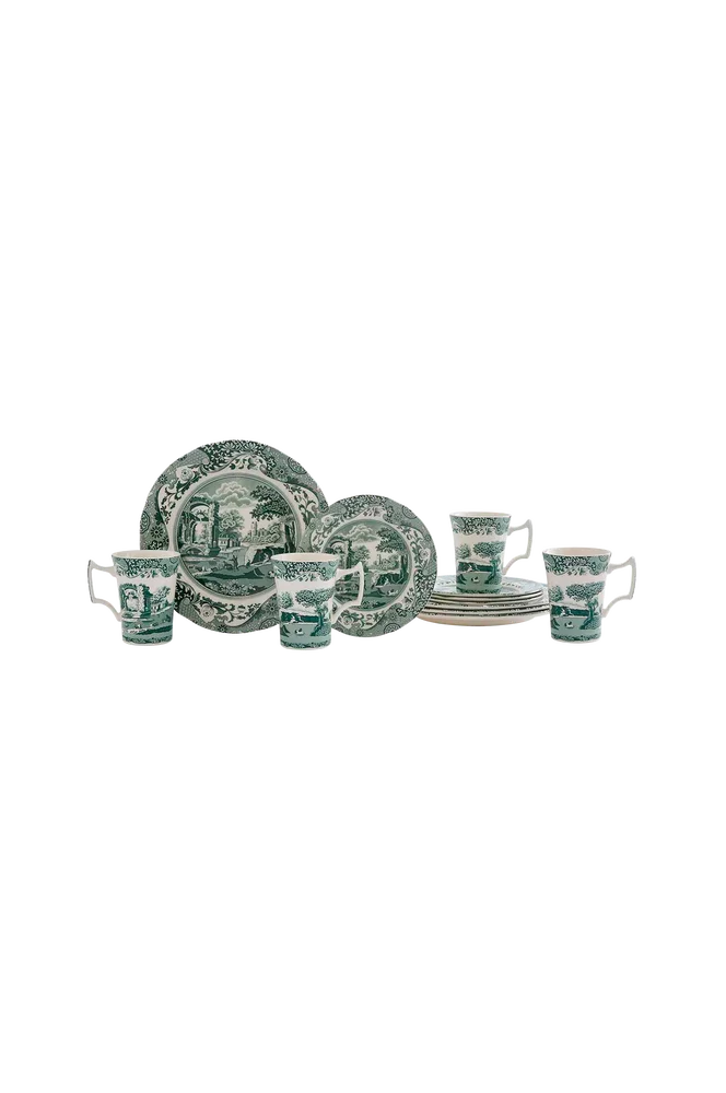 12-delers sett Heritage Green Italian – Grønn – Kjøkken & husholdning | m v:8763423