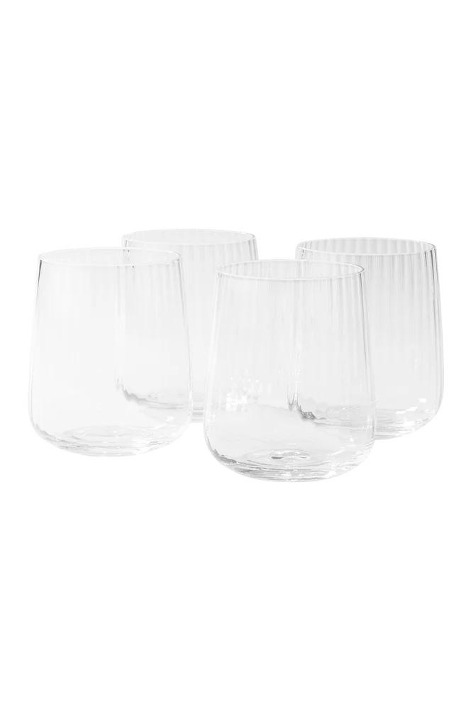 MAXIM lave glass 4-pk - Transparent - Kjøkken & husholdning | m v:301679