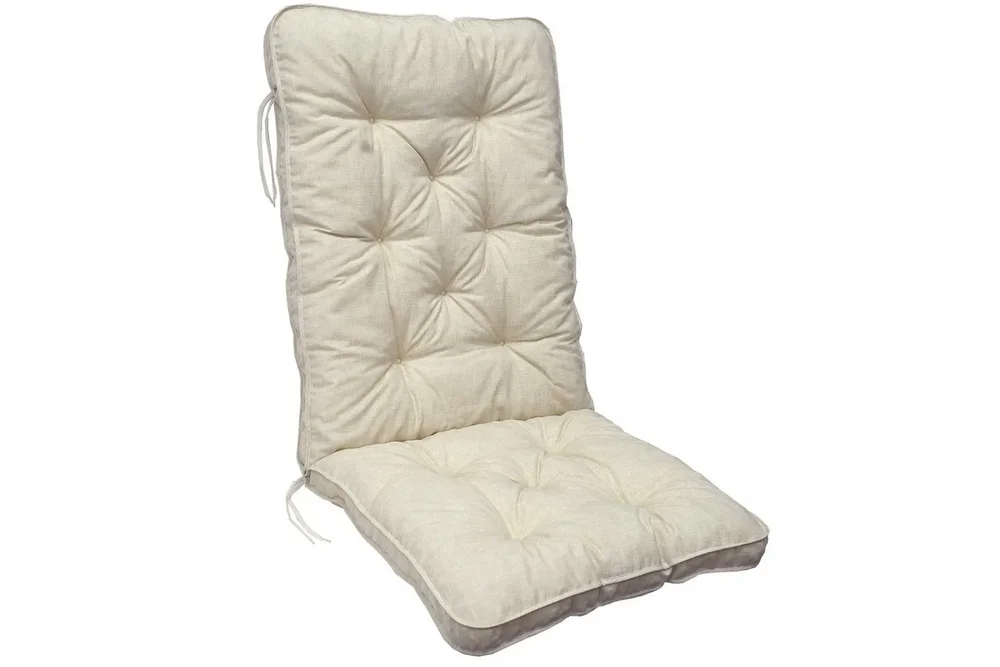 Stolpute med ryggstøtte Malmö Maxi Høy Rygg Beige v:1947537