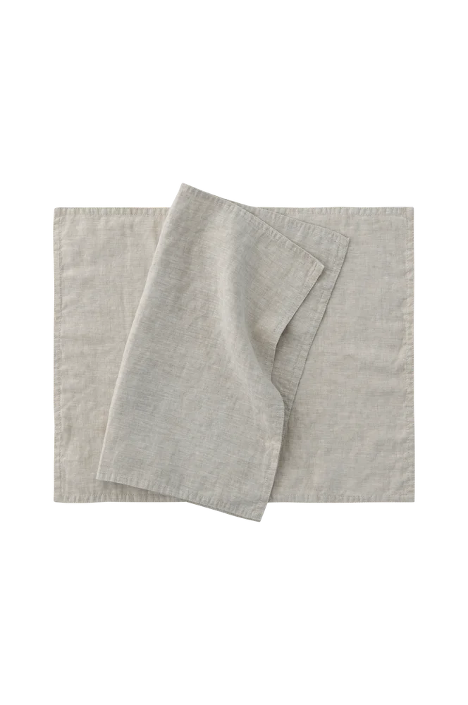 Bordbrikke Malva 2-pk i 100% lin – Beige – Tekstiler | m v:6340515 Bordbrikke Malva 2-pk i 100% lin – Beige – Tekstiler | m v:6340515