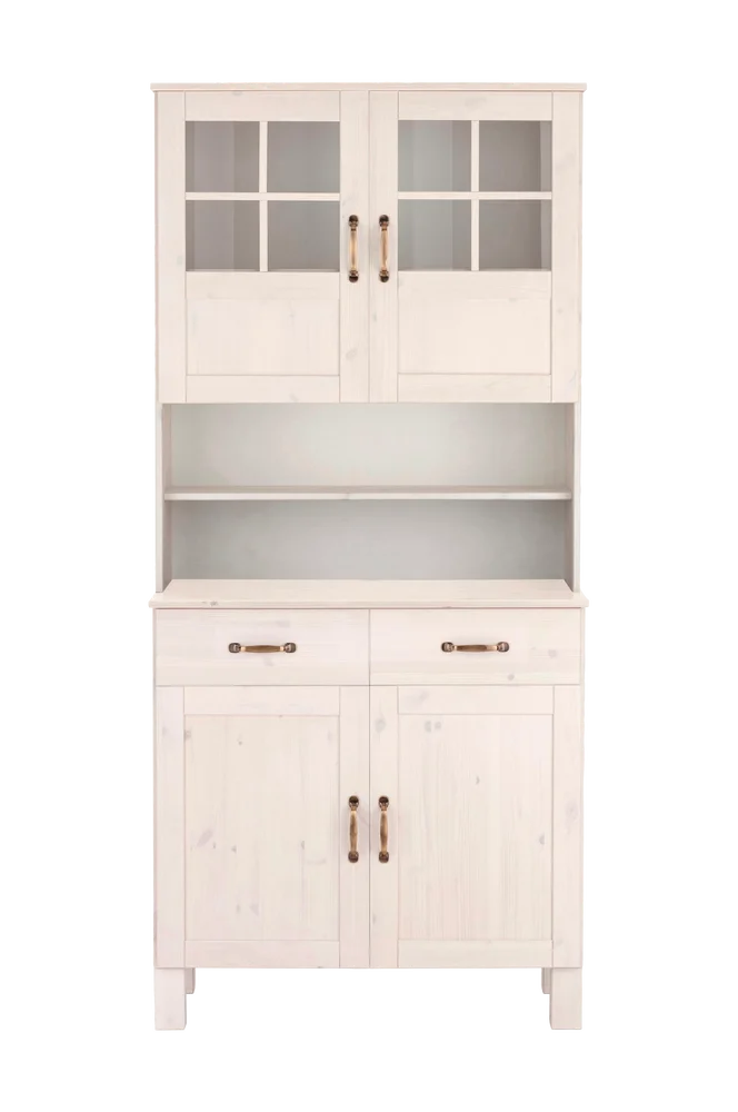Buffet Alby 2 dører/2 skuffer - Hvit m v:4137405