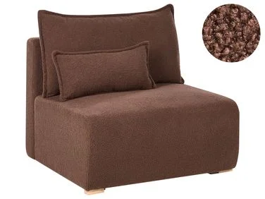 1-seters modul NERBO Bouclé Brun v:5109470 1-seters modul NERBO Bouclé Brun v:5109470