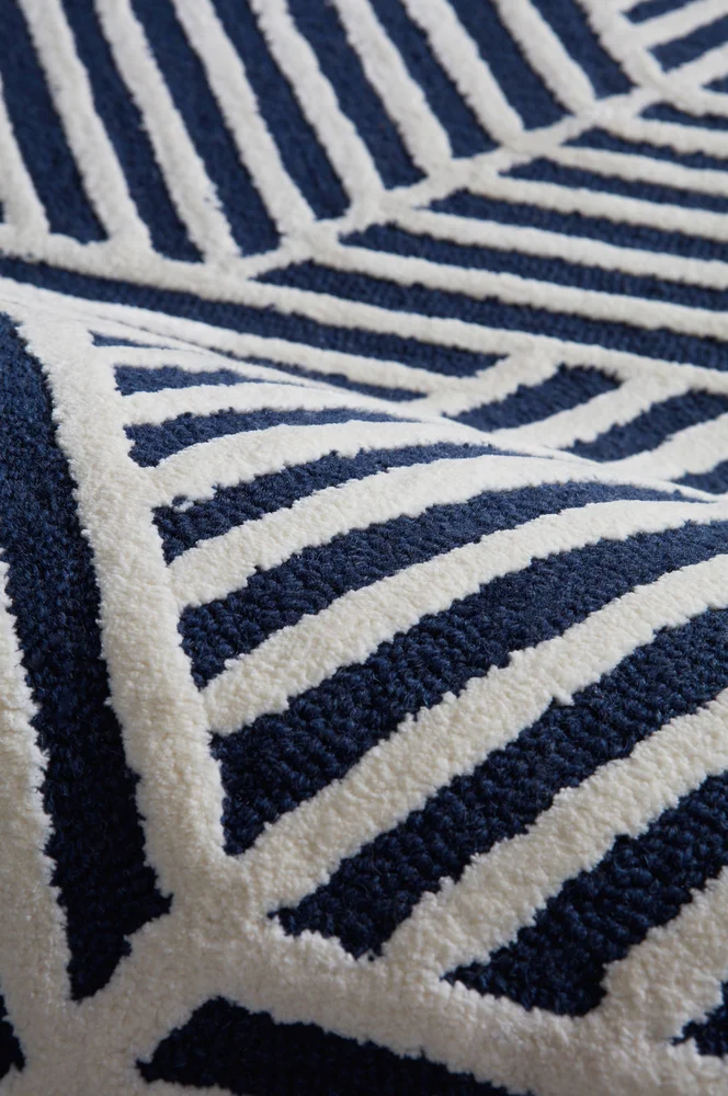 CLADY viskoseteppe 200x300 cm - Blå - Tepper | m v:3823836
