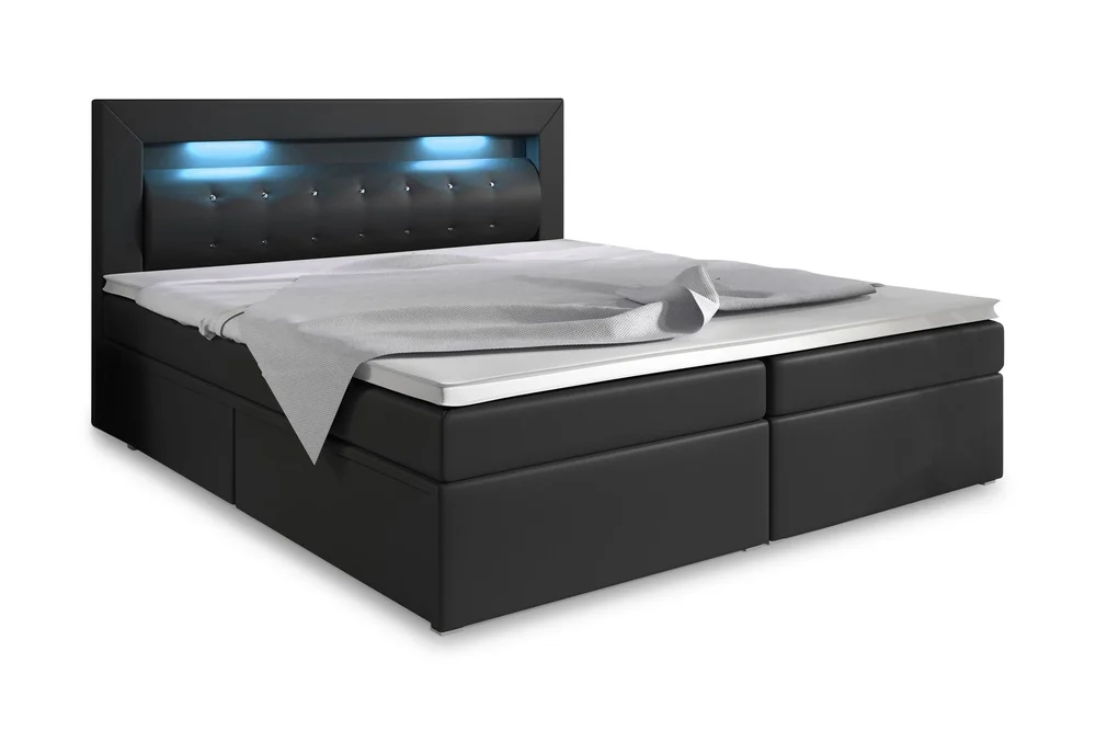 Modena Sengepakke 180×200 med Oppbevaring LED-belysning v:3949436 Modena Sengepakke 180×200 med Oppbevaring LED-belysning v:3949436