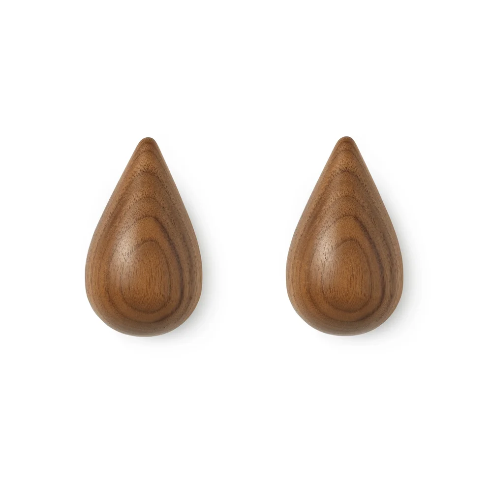 Dropit knopp 2-stk. valnøtt v:8161854