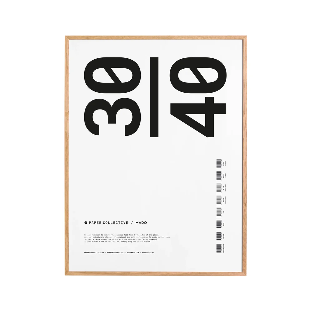 Paper Collective ramme plexiglass-eik v:4591203
