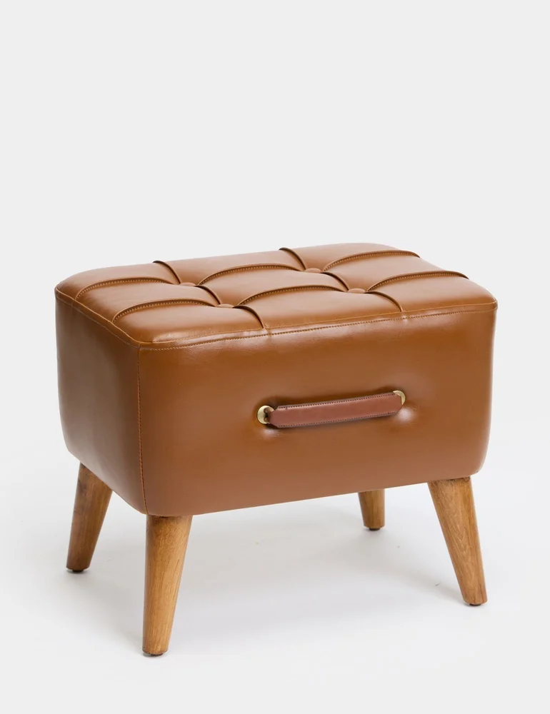 Puff Atelier Del Sofa Ottocase Nostaljik (43 x 35 x 33 cm) brun v:7571897