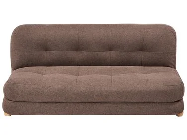 Sovesofa 2-seters ESBJERG Imitert lin Brun v:665622 Sovesofa 2-seters ESBJERG Imitert lin Brun v:665622