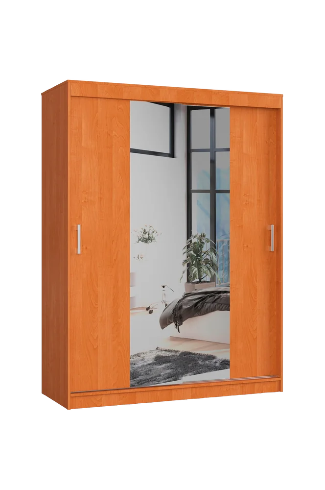 Akord Garderobe med skyvedører – Brun m v:2641544