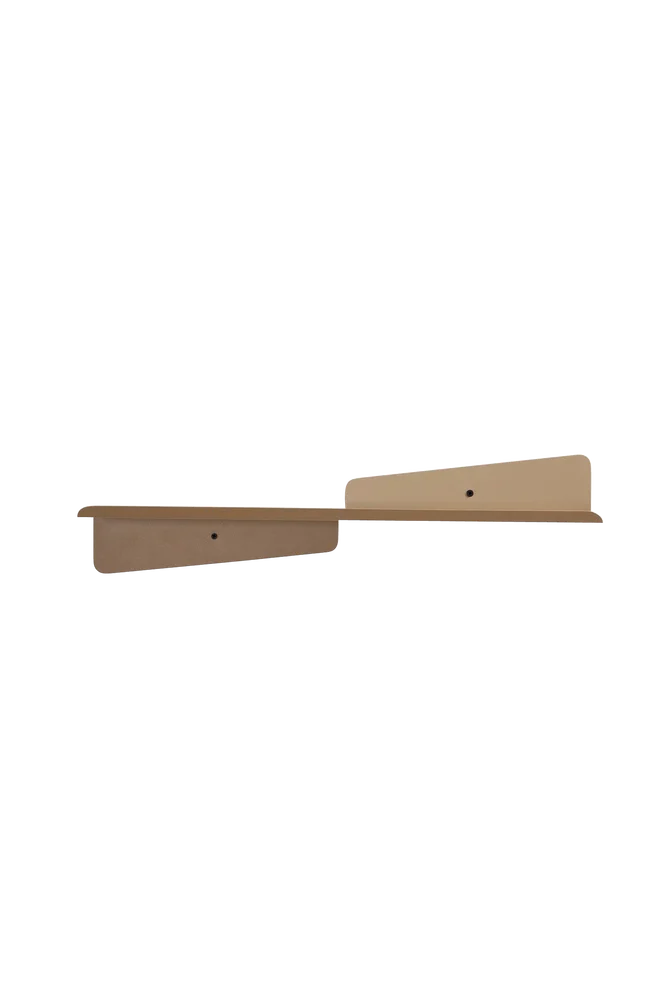 Dekorativ vegghylle i metall Vona – Beige m v:4288492 Dekorativ vegghylle i metall Vona – Beige m v:4288492