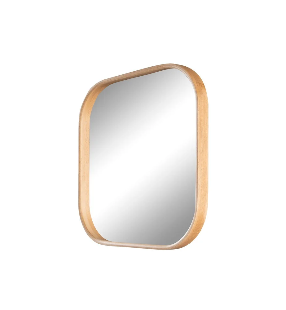 Dekorativt speil Wallxpert Square (50 x 50 x 4 cm) Eik v:1626287