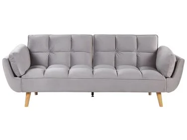 Sovesofa 3-seter ASBY Fløyel Lysegrå v:4243005 Sovesofa 3-seter ASBY Fløyel Lysegrå v:4243005