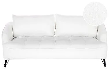 Sofa 3-seter HOBRO Bouclé Hvit v:5922763 Sofa 3-seter HOBRO Bouclé Hvit v:5922763