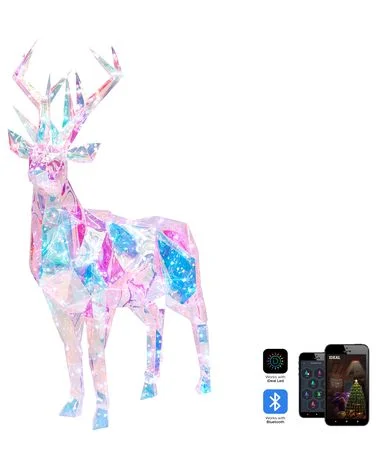Utendørsdekorasjon Smart LED med app POLARIS 90 cm Reinsdyr Flerfarget v:4143499 Utendørsdekorasjon Smart LED med app POLARIS 90 cm Reinsdyr Flerfarget v:4143499