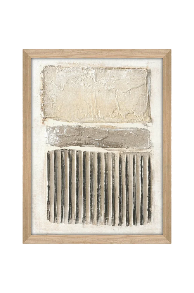 Art Structure 2 / 30×40 Cm / Eik ramme – Beige – Dekor | m v:6528861 Art Structure 2 / 30×40 Cm / Eik ramme – Beige – Dekor | m v:6528861