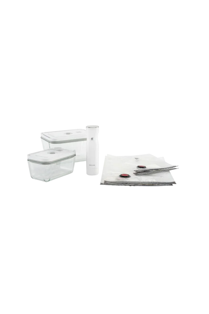 Startsett Vakuum Glas Fresh & Save 7 deler - Hvit - Kjøkken & husholdning | m v:4836404