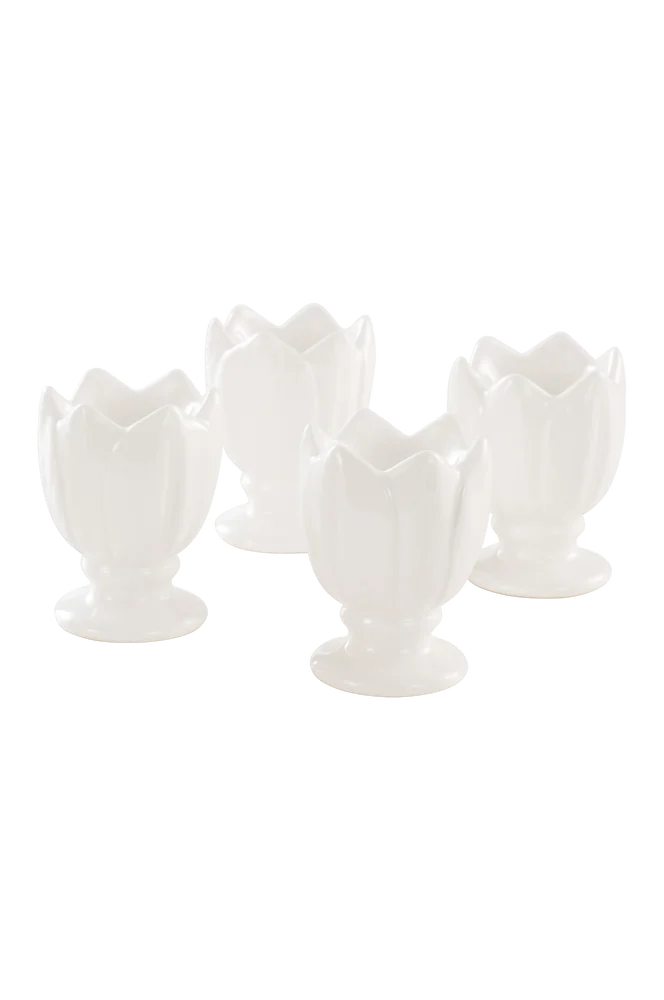 DAGNY eggeglass med 4-pakning – Hvit – Kjøkken & husholdning | m v:2221400 DAGNY eggeglass med 4-pakning – Hvit – Kjøkken & husholdning | m v:2221400
