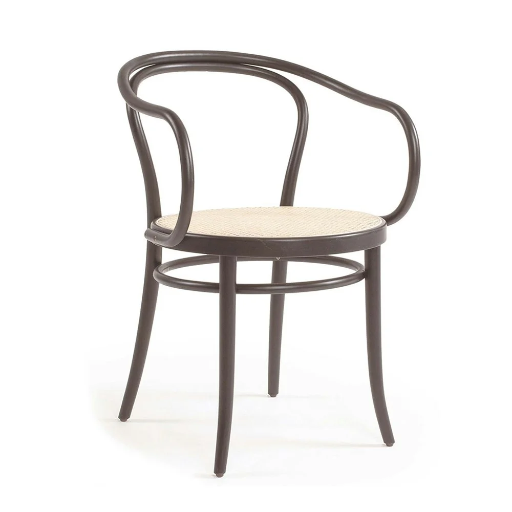 No 30 Stol Med Armlener Rotting, Coffee v:8493924