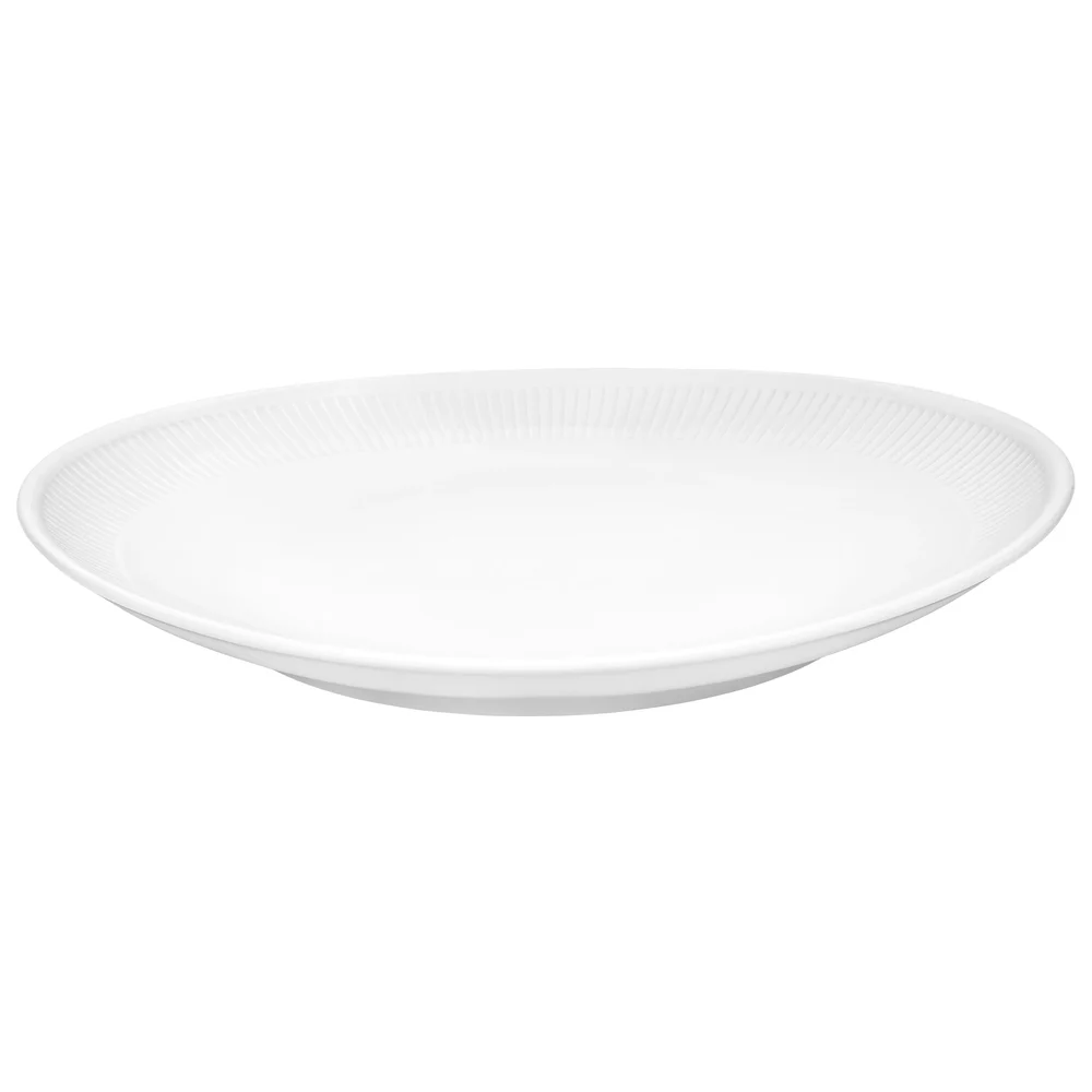 Plissé steak-tallerken oval v:5007186