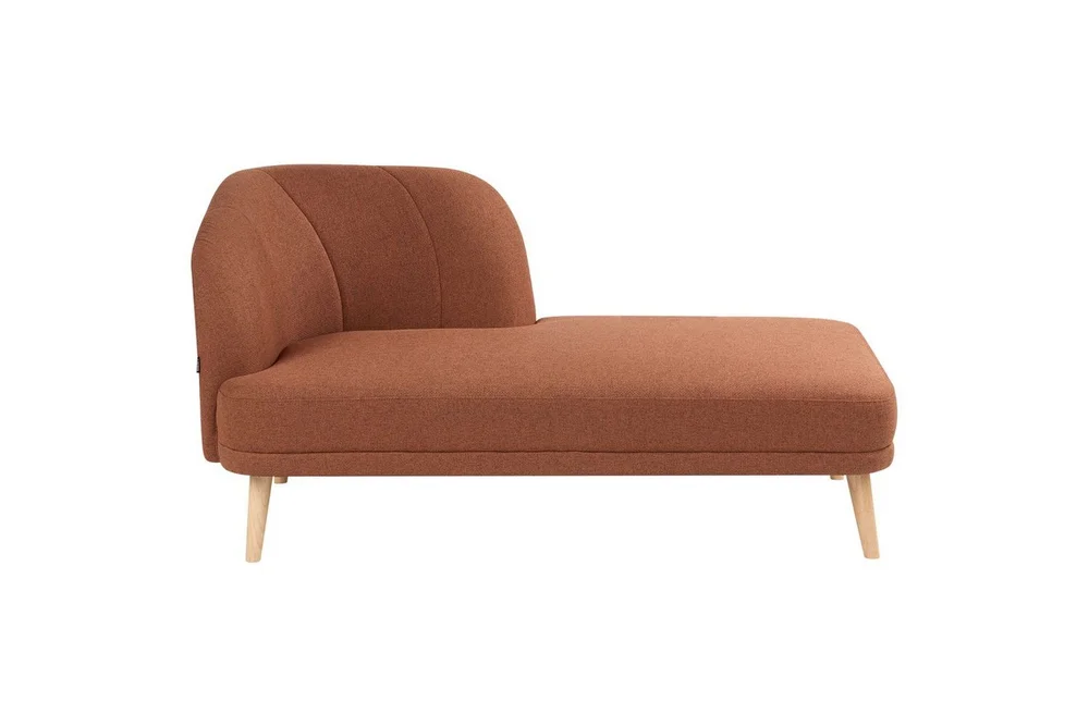 Schäslong Beliani Tanlay Beige, ljust trä, Högervänd Light brown||Light colored wood Left-faced v:7123421