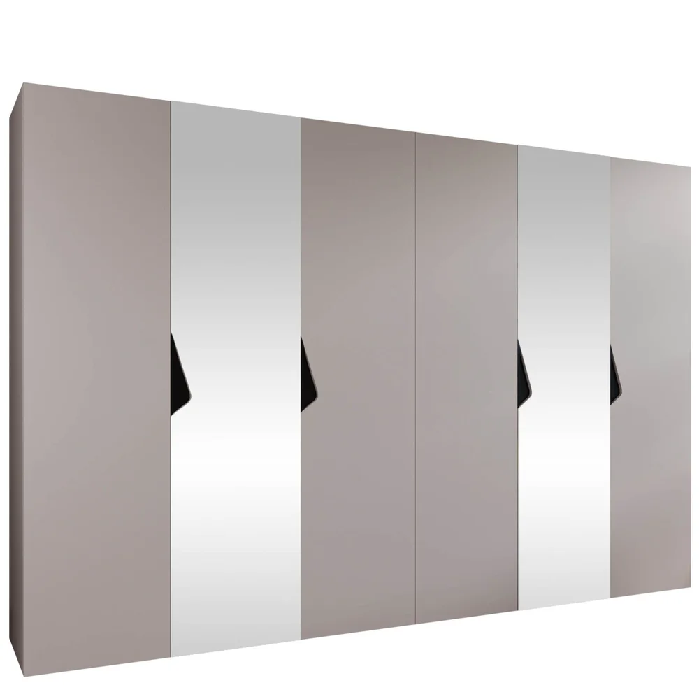 garderobeskap Garderobeskap SANDI 2 300 cashmere Svart v:7828180