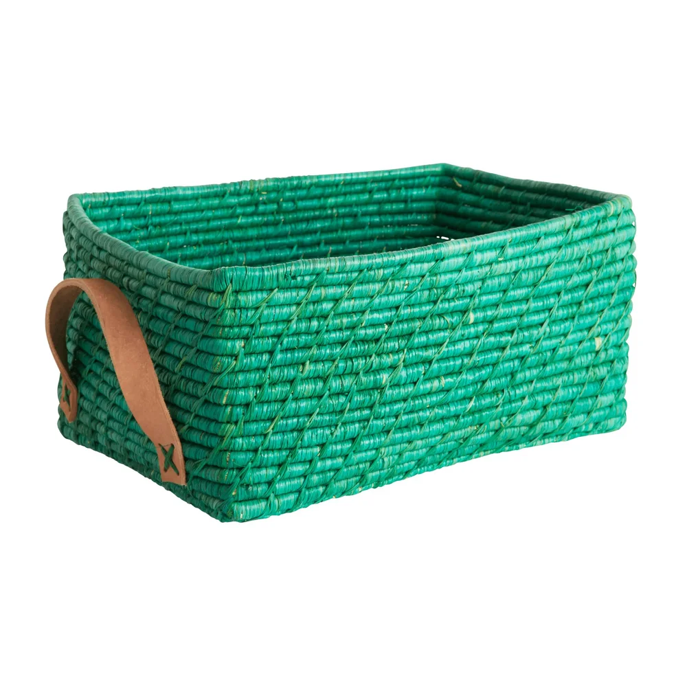 Rice raffia oppbevaringskurv 24x34 cm v:4061997