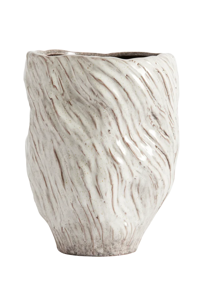 Vase Mud - Beige - Dekor | m v:7416620