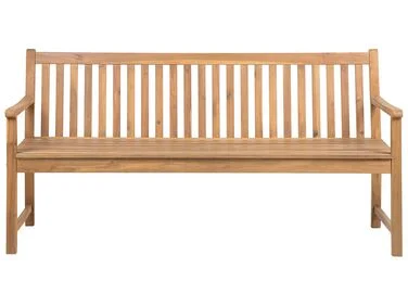 Hagebenk VIVARA 180 cm Sertifisert akasietre Lysebrun v:285258 Hagebenk VIVARA 180 cm Sertifisert akasietre Lysebrun v:285258