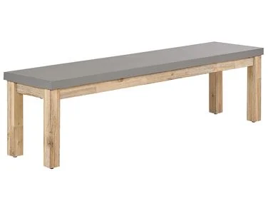 Hagebenk OSTUNI 160 cm Betong Grå v:7197250 Hagebenk OSTUNI 160 cm Betong Grå v:7197250