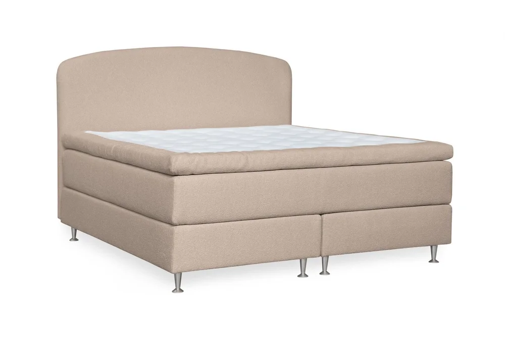 Oslo Lyx Sengpakke Kontinentalseng 160x200 cm Curved Sengegavl v:1788917